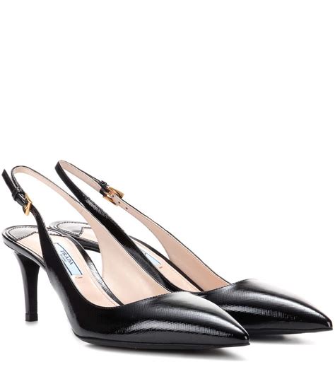 prada platform pump|prada slingback kitten heel pumps.